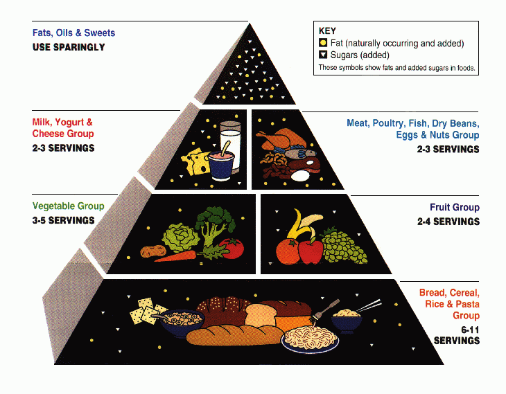 Παλαιότερη διατροφική πυραμίδα